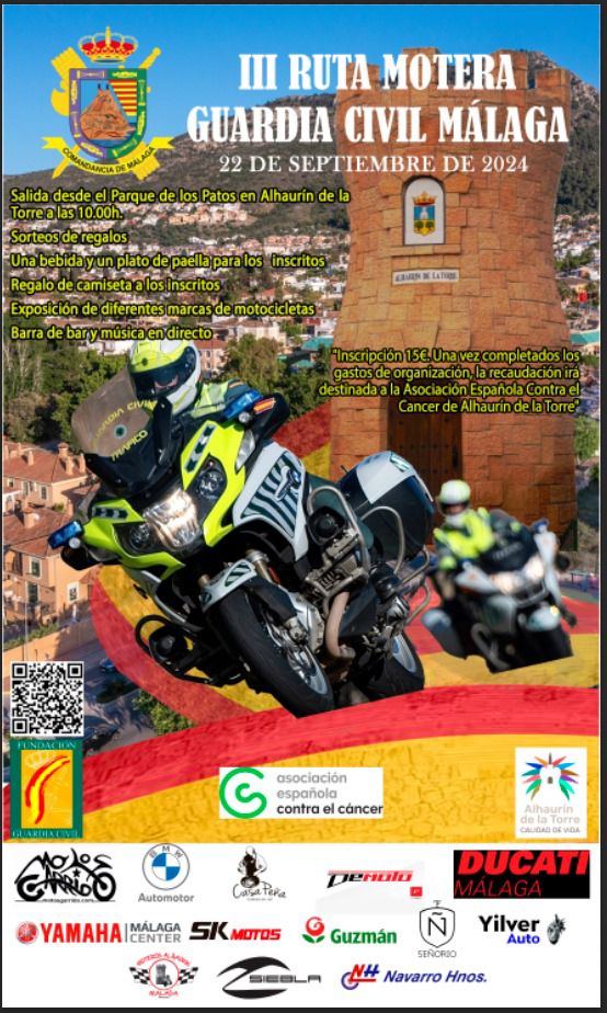 III Ruta Motera de la Guardia Civil de Málaga