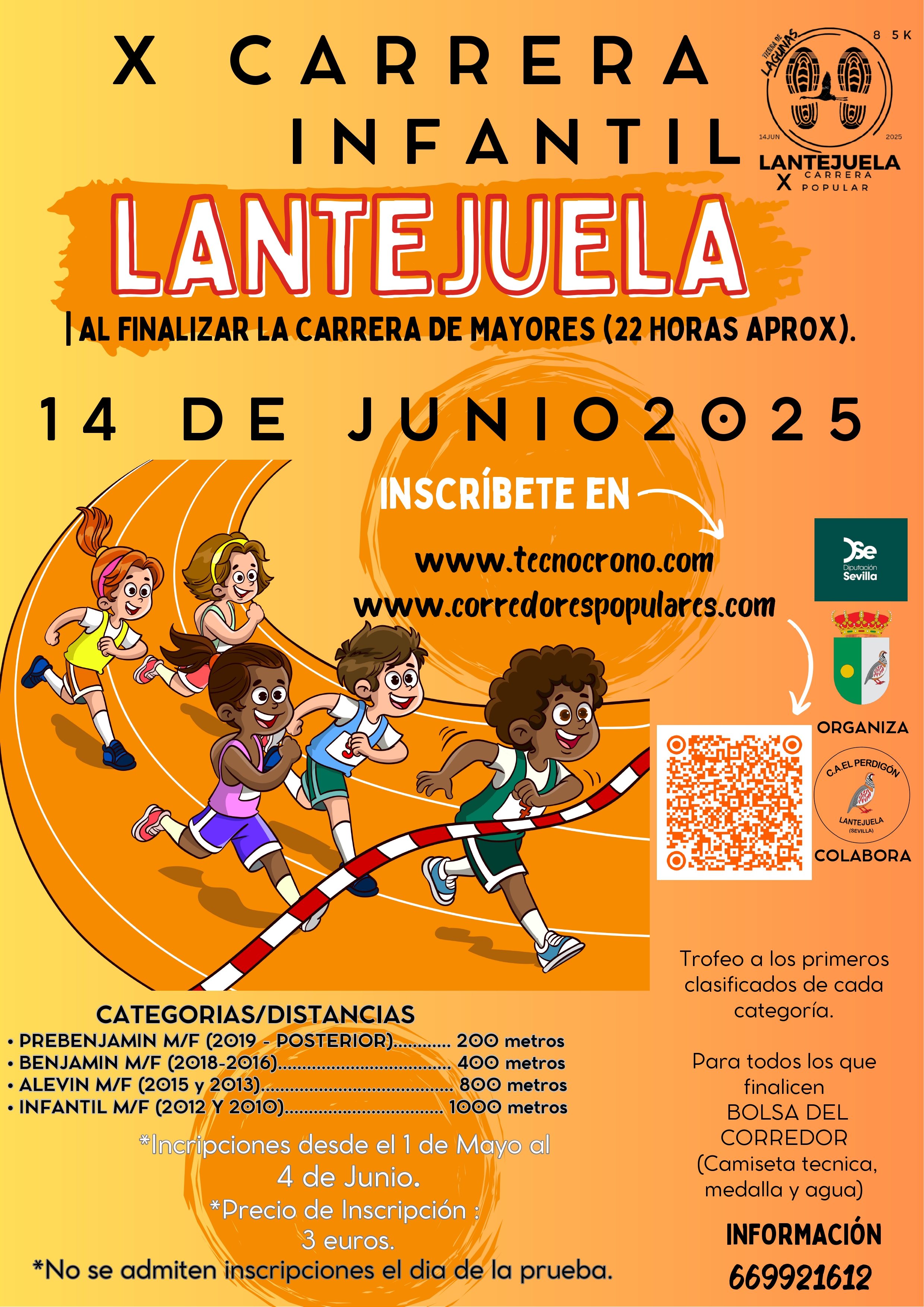 X CARRERA INFANTIL DE LANTEJUELA