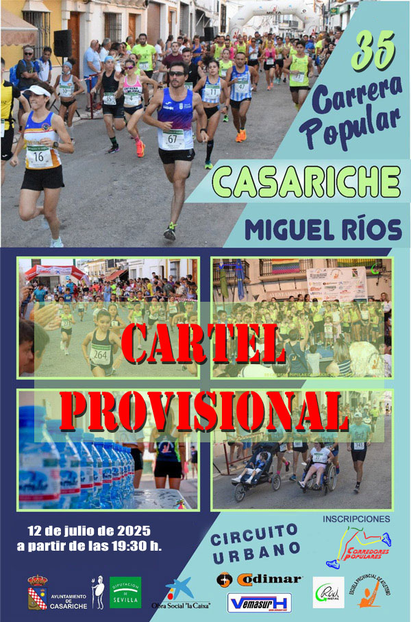 35 Carrera Popular Casariche Miguel Ríos